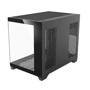 Custom MATX Mid Tower Transparent PC Case for Gaming Desktop