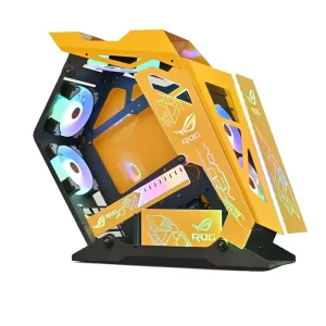 Custom Micro ATX Desktop PC Tower with Vertical RGB and Tempered Glass