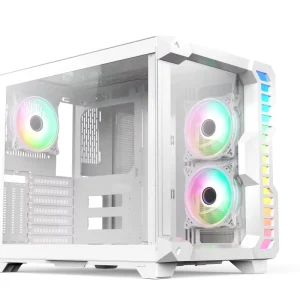 Custom Mid Tower ATX Micro ATX ITX PC Case Tempered Glass 1 USB 3.0 2 USB 2.0 HD Audio