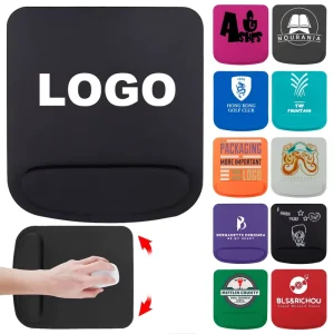 Custom Mouse Pad Gaming Mouse Pad Promotion logo Sublimation Mousepad Blank Square 3D RGB Mouse Mat with Wrist Rest
