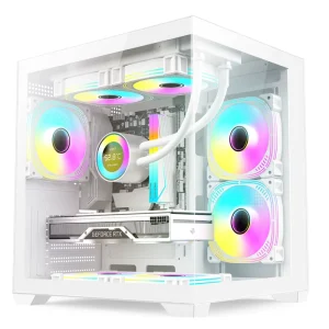 Custom OEM Micro ATX Desktop Computer Gaming PC Case Computer Casing Cases & Towers Tempered Glass Cabinet PC Case