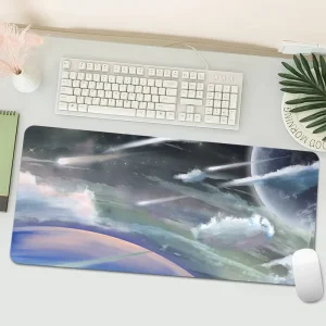Custom Popular Pattern Waterproof Natural Rubber Gaming Mouse Pad Smooth Surface Lengthened for Daily Use in Stock