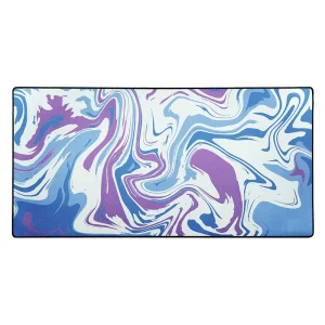 Custom Printed Heated XXL Extended Natural Rubber Microfiber Gaming Desk Mat Mouse Pad