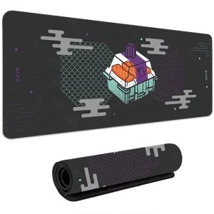 Custom Printed Natural Rubber & Fabric Gaming Mouse Pad Deskpad Stock Available