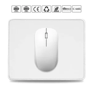 Custom Printed Oriental Style Anti Slip White Waterproof Gaming Mouse Pad