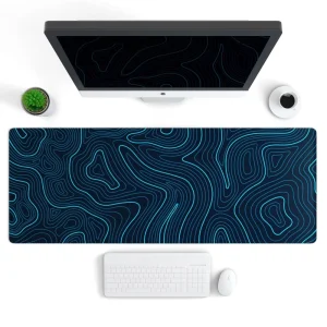 Custom Rubber Gaming Mouse Pad with Edging Packaging OEM ODM Available Water Resistant Stock for Home Office