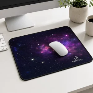 Custom Size Desk Mat Mouse Pad Waterproof Cloth Top Stitched Edge Non Slip for Keyboard Pad