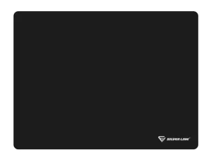 Custom Size Rubber Anti slip Gaming Mousepad Black Mouse Pad with Stitch Edges
