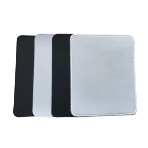 Custom Surface Black White Rectangular Sublimation Gaming Mouse Pad Blank Transfer Heat Press Printing Rubber Base Stock Water