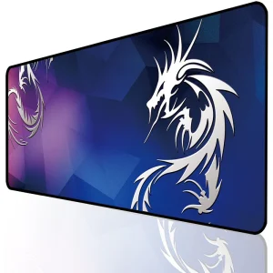 Custom Trading Card Game Heated Natural Rubber Gaming Mouse Pad with Sublimation-Printed Anime Logo and Custom Design