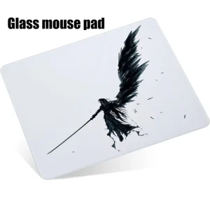 Custom Wallhack Sp004 and Custom Art Pattern Logo Oversized Artisan Glass Gaming Mouse Pad