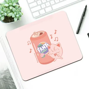 Custom logo Antiskid Nature Rubber Raw Material Gaming Mouse Pad Small Size Soft Nousepads