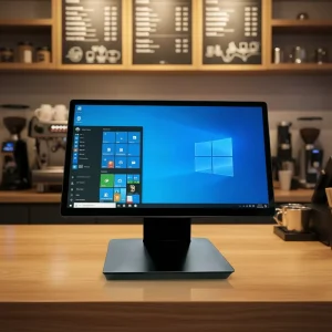 Customizable 15.6″ Foldable POS System Windows All in One Cash Register for Fast Food Retail Catering