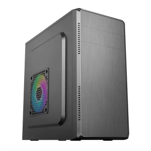 Customizable Classic Desktop Business Micro-ATX Mid Tower Computer Case with 4-Slot Expansion