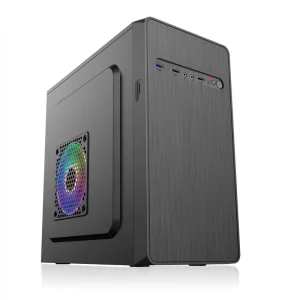 Customizable Logo PC Case, Micro ATX Mid Tower Desktop Chassis