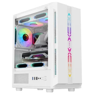 Customized ARGB Micro-ATX/ITX Desktop PC Case with 4 PCIe Slots, Aluminum Alloy Factory