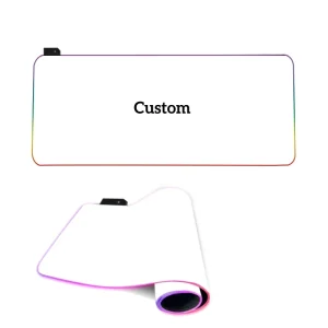 Customized Blank Sublimation Anti-Slip Natural Rubber Gaming RGB Keyboard Mouse Pad Non-Toxic Material Custom Sizes