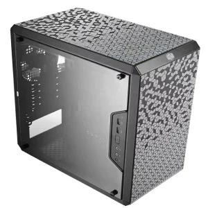 Customized Computer case MasterBox Q300L Full Tower Micro ATX Magnetic Design Dust Filter Transparent Acrylic Side Panel