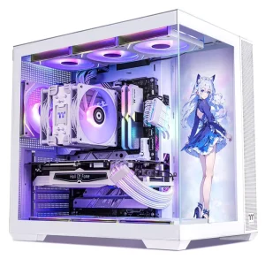 Customized Full Tower Metal Computer Case 360mm Water Cooling Anime Character Design