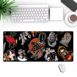 Customized Gaming Mouse Pad Heated Environmentally Friendly Thickened Natural Rubber 800x400x3mm in Stock