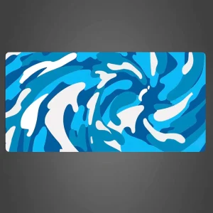 Customized Natural Rubber Gaming Mousepad with Wrist Rest Cartoon Design Stock Available