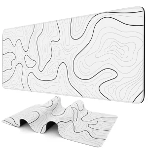 Customized Shape Size with Edge Sewed Desk Mats Mouse Pads for Gaming Office Desk Waterproof Mousepad