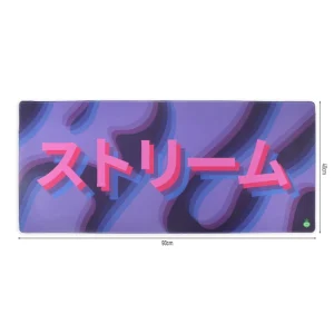 Customized Sublimation Printing Large Gaming Mouse Mat Non Slip Stitched Edges Desk Pad for Office Home Gaming Use