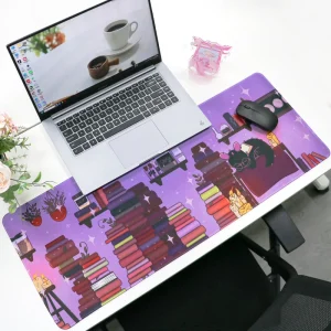 Cute Cartoon Gaming Mouse Pads Customized Desktop Large Thickened Lock Edge Mouse Pad Keyboard Table Pad
