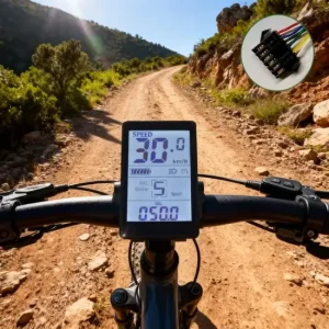 Cycling Accessories Bike LCD Screen for Leisure Cycling Speed Mileage Computer