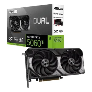 DUAL GeForce RTX 5060 Ti O16G New Desktop Gaming Graphics Card with Fan Cooling PCIe 5.0 128 Bit GDDR for Delta Force Black Hawk