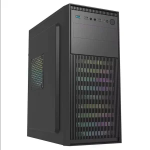 Dark Hunter 5 Full-Side-Panel ATX Mid-Tower Gaming PC Case with Liquid Cooling Support