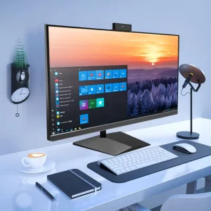 Design All in One Desktop Computer PC Business AIO 24″ CPU I7 Processor Gamer Computer Desktop All in one PC UPS Battery