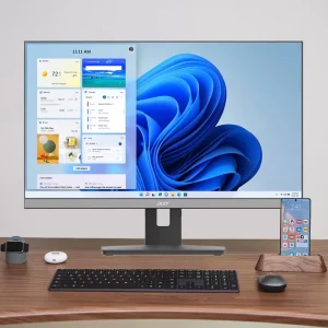 Desktop Computer 23.8 Inch Intel N100 N150 Monoblock Business All in One PC
