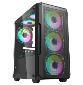 Desktop Computer AMD Athlon 3000G 2-Core 4-Thread 8GB DDR4 3200MHz 250GB SSD M-ATX Gaming PC Case
