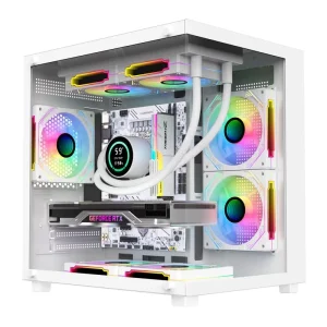 Desktop Computer AMD R9 6900HX Gaming Computer DDR5 16GB RAM 1TB SSD AMD Radeon 680M Windows 11 for Office