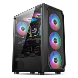 Desktop Computer E5 2673 V3 8 16GB 500G 1TB SSD RX580 8G Quad Core Win10 PC Desktop Computer Design Drawing Gaming Pc Gamer