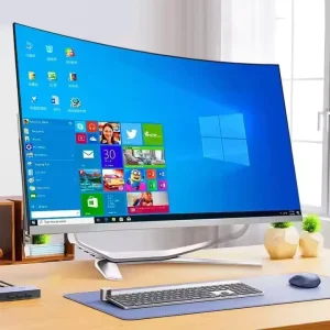 Desktop PC All In One Win 11 24″ silver I7 i5 i9 16GB RAM 512GB SSD Computer Set All In One PC For BusinessPC Gaming All In One
