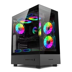 Desktop PC Case Support Micro ATX ITX Motherboard Tempered Glass