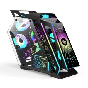 Desktop PC Case Support Micro ATX Motherboard RGB Fan