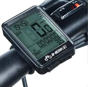 Digital Bicycle Speedometer Computer with Mileage Measurement, Wired and Wireless Backlight