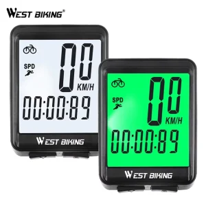 Digital Cycle Computer Wired or Wireless 2.1-Inch Bicycle Computer Mount