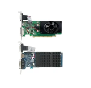 Dismantled Desktop Computer Graphics Card with Illuminated Design, 128MB-512MB Video Memory