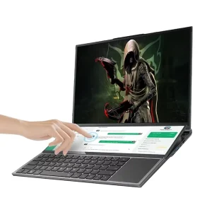 Dual Screen Gaming Laptop 16 Inch IPS + 14” Touch Core I9 10885H I7 10750H Max 64GB 4TB Slim Notebook Gamer PC Computer