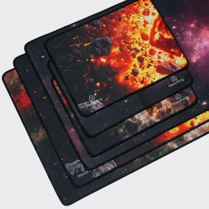 Durable Stitched Edge Mouse Pad Anti Fray Design Non Slip Rubber Base 2mm3mm Waterproof Top Surface for Long Term Use