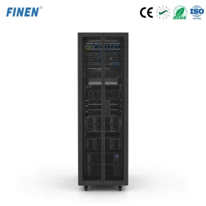 Dust-Resistant Server Rack with Multiple Cooling Vents for Enterprise Cloud Computing Room
