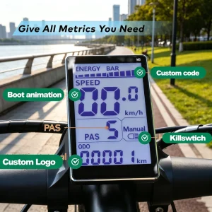 E-Bike Display Universal Data Screen Multifunction Odometer Bicycle Computer Speedometer
