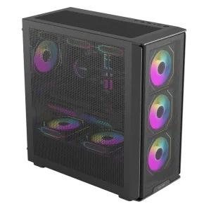 EATX ATX Full Tower Gaming PC Case with Metal Chassis and USB 3.0
