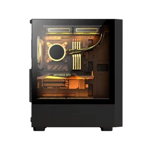 EATX Gaming PC Case with Tempered Glass and Iron Mesh 7PCI 360mm Water Cooling for Gaming Gamer Computer Parts PC Case