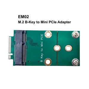 EM02 M.2 B Key to Mini PCIe Adapter Module with Nano SIM Slot for Industrial Computers