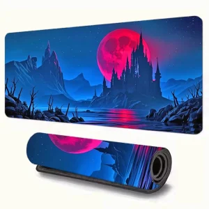 Eco-Friendly Custom Artwork XXL Gaming Mouse Pad Natural Rubber Base Sublimation Waterproof Desk Mat